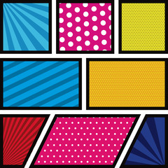 pop art background style poster vector illustration design