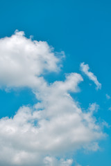 cloud on blue sky