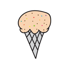 simpple handdraw ice cream 