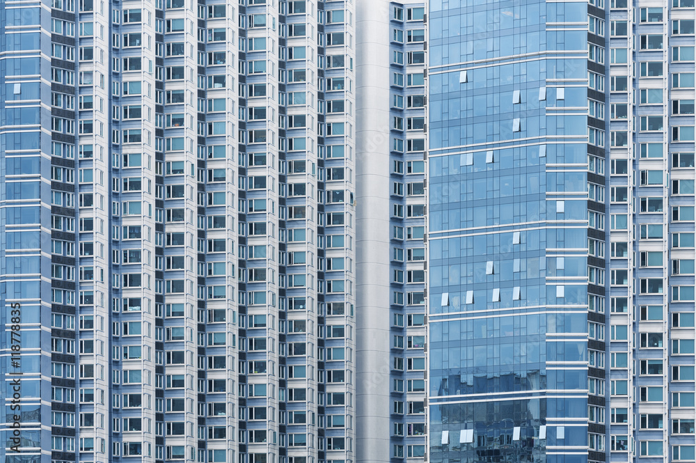 Aufkleber building abstract