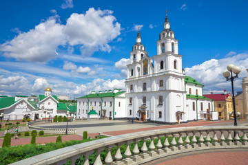 Fototapeta na wymiar Cathedral of Holy Spirit in Minsk. 