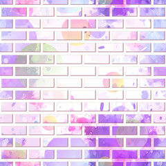 brick wall, graffiti