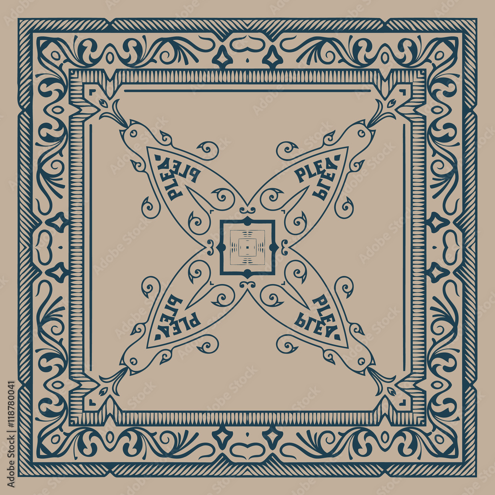 Poster abstract retro elements of geometric shapes and lines vector for design in the frame