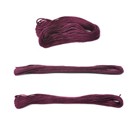 Embroidery thread yarn isolated