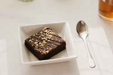 homemade chocolate brownies