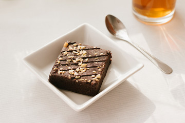 homemade chocolate brownies