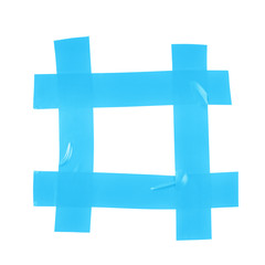 Obraz premium Square frame made of insulating tape