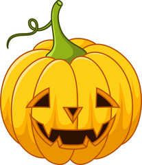 Cartoon Halloween pumpkin
