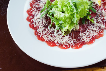 meat carpaccio