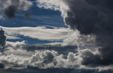 Obraz premium cloud sky dark big