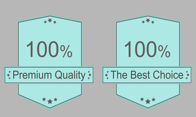 Best choice, premium quality label set