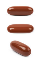 Drug medical pill isolated