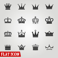 Set of Crowns Icons