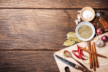 herbs in kitchen