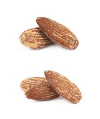 Almond nuts isolated
