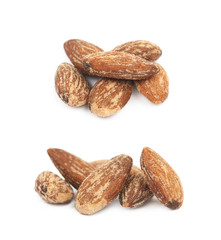 Almond nuts isolated