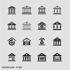 Fototapeta premium Bank icons set