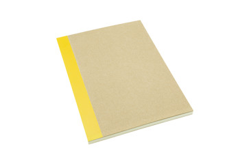 Recycle notebook isolated on white background - Business and education concept.