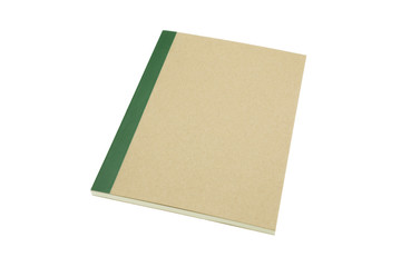 Fototapeta premium Recycle notebook isolated on white background - Business and education concept.