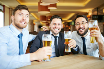 Celebrating Businessmen