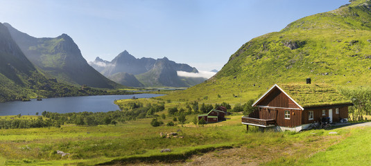 Fototapeta premium Beautiful landscape of Norway, Scandinavia