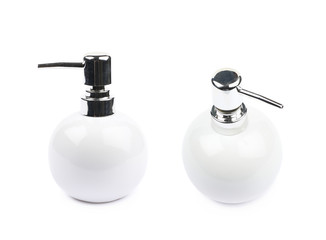 Obraz premium White ceramic soap dispenser