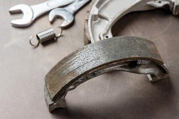 Obraz premium motorcycle drum break