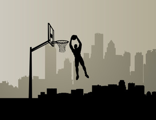 Obraz premium basketball player