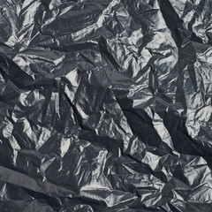 Black trash bag texture