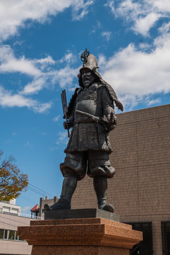 Samurai Statue of Tsugaru Tamenobu