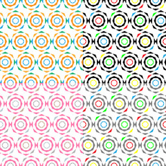 Multi colored seamless pattern.