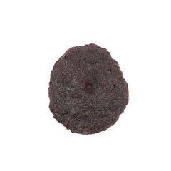 Black powder cookie isolated