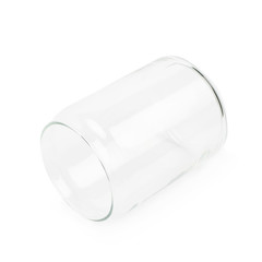 Glass kitchen jar isolated