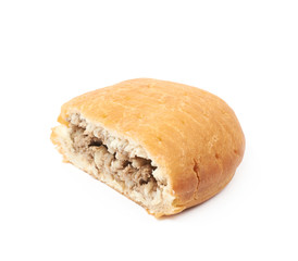 Meat pie isolated