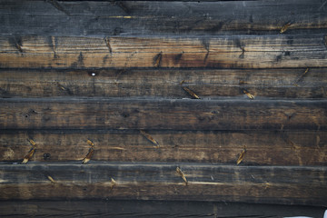Background - a wall of old wooden house.