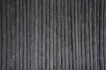 Fototapeta premium Background - a wall of old wooden house.