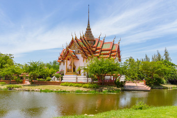 The Dusit Maha Prasat in the Ancient Siam