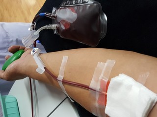 I donated blood