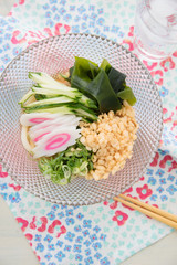 冷やしたぬきうどん