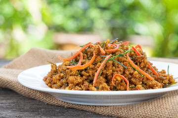 Spicy Mince Pork with Chili Paste (Southern Style)