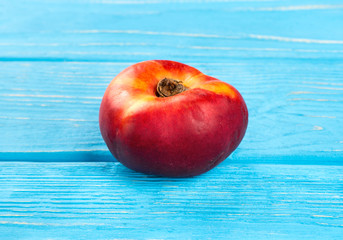 Fresh flat peach