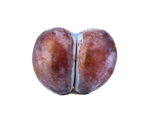 Plum in form of heart