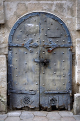 Old metallic door