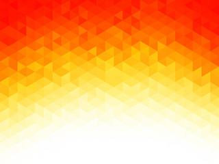 Abstract background - Colorful Geometrical shapes, Polygonal texture for webdesign - Yellow, Red, Orange colors