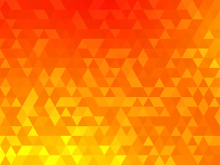 Abstract background - Colorful Geometrical shapes, Polygonal texture for webdesign - Yellow, Red, Orange colors