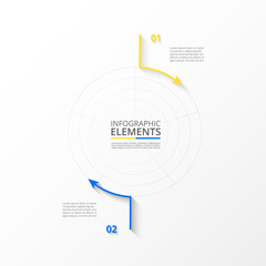 Vector business template for presentation.