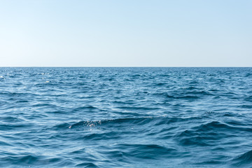 blue sea and sky background