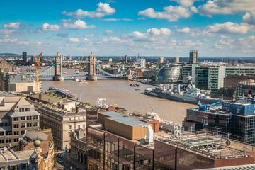 The tower bridge view in London