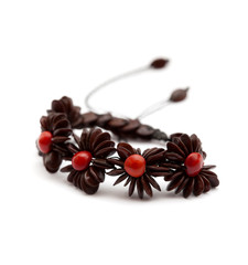 holiday jewelry - bracelet made of seeds