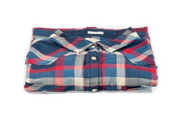 Red and blue plaid shirt